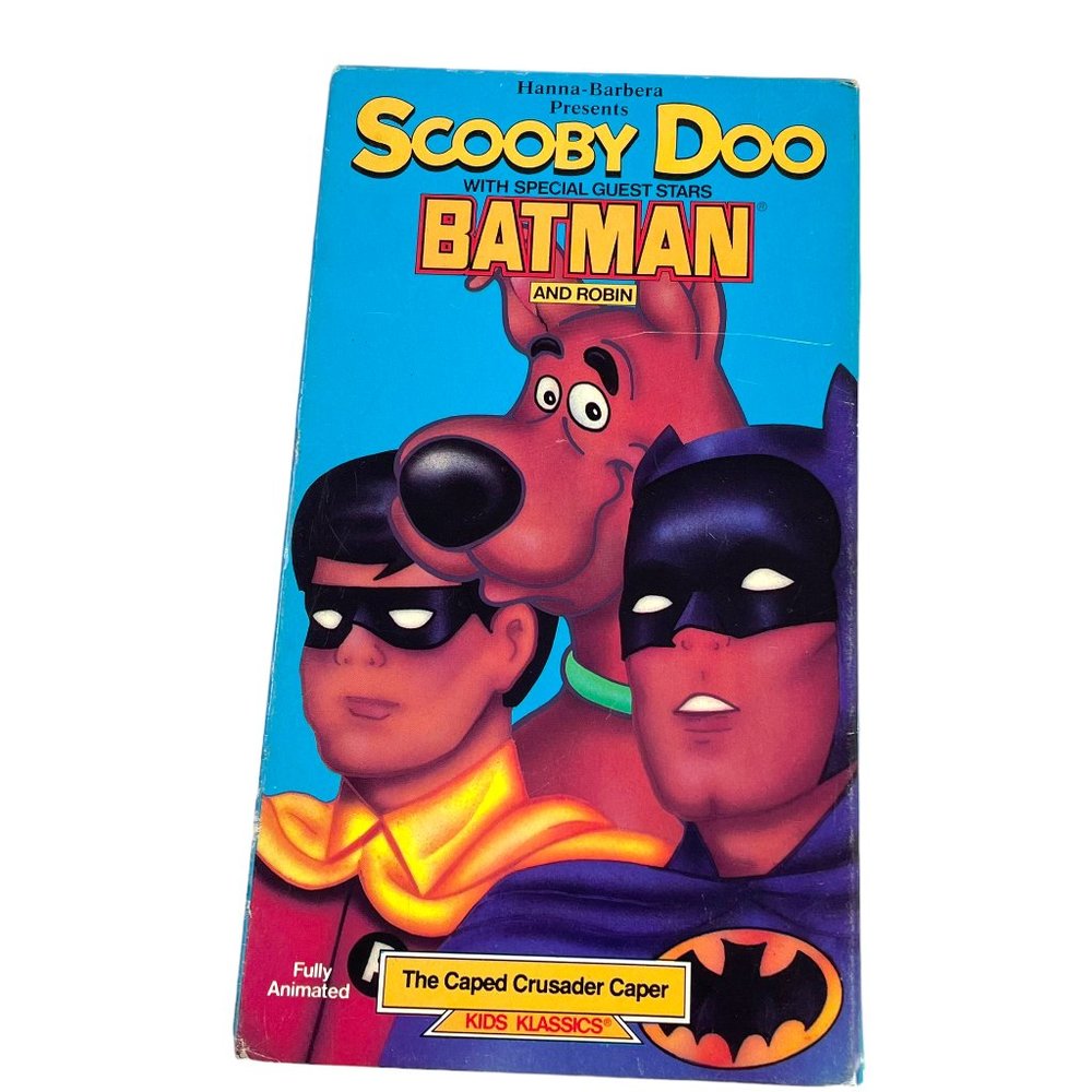 VTG HANNA-BARBERA Scooby Doo with Batman and Robin The Caped Crusaders Caper VHS
